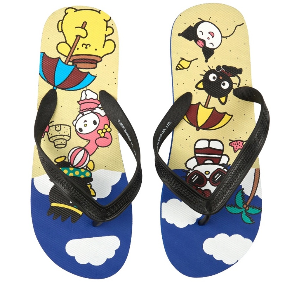 HELLO KITTY Mens Flip Flops Size Size 10 New